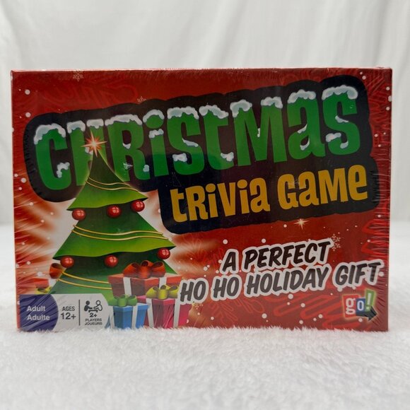 Christmas Trivia Game A Perfect Ho Ho Holiday Gift by Go Games - Picture 1 of 4